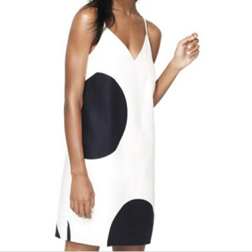 JCrew big dot dress